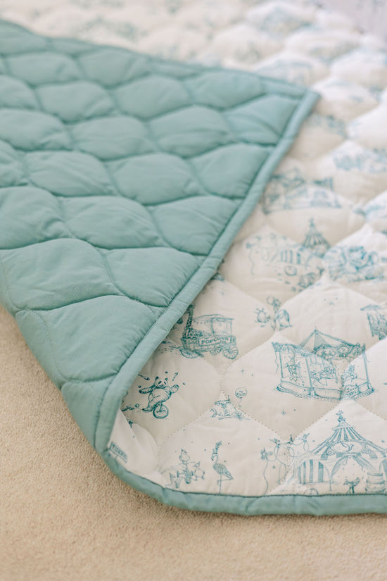 Circus Toile Quilted Playmat