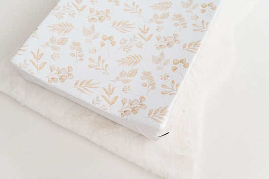 Lovely Leaves Beige NARROW Wedge Mat